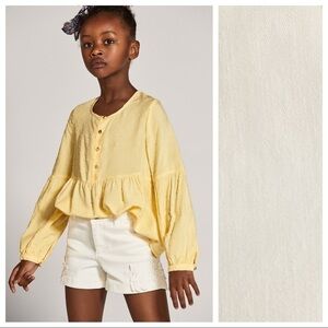 NWT. Massimo Dutti White Shorts. Size 13-14.